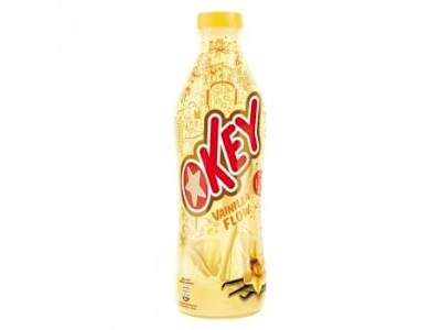 Batido de vanilla Okey botella 750 ml.
