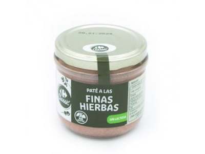 Paté a las finas hierbas Classic Carrefour sin gluten y sin lactosa 160 g.