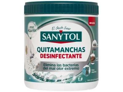 Quitamanchas desinfectante en polvo Sanytol 450 g.