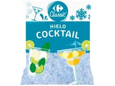 Hielo cocktail Carrefour 2 kg.