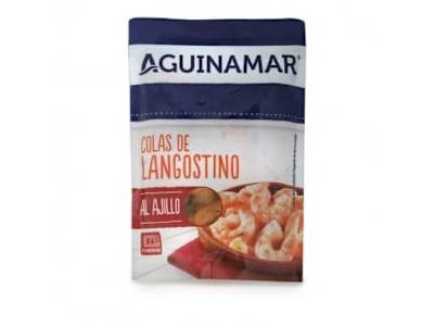 Colas de langostino al ajillo Aguinamar 105 g
