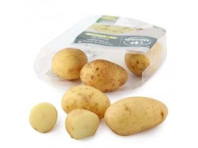 Patata baby al vapor para microondas El Mercado Carrefour bolsa de 400 g