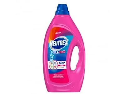 Quitamanchas gel acción total turbo Oxy Color Neutrex 1,6 l.