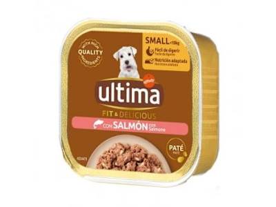 Comida húmeda de salmón para perro mini 150 g.