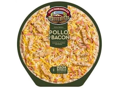 Pizza de pollo y bacón Casa Tarradellas 410 g.