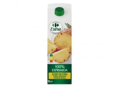 Zumo de piña Carrefour Extra brik 1 l.