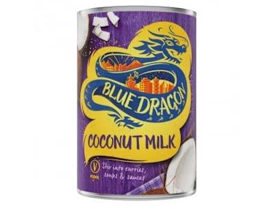 Jugo de coco Blue Dragon lata de 400 ml.