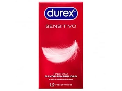 Preservativos sensitivo suave para mayor sensibilidad Durex 12 ud.