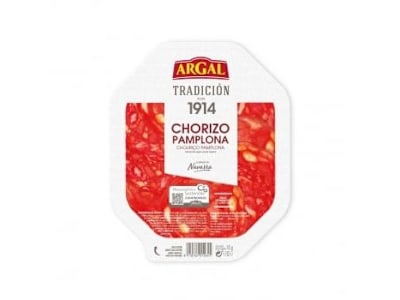 Chorizo Pamplona en lonchas Argal sin gluten 70 g