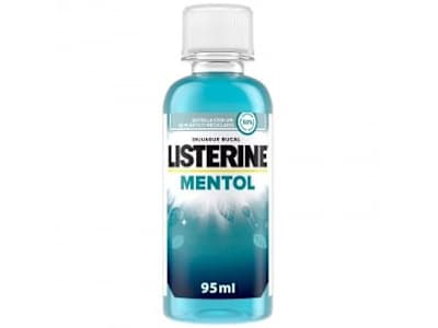 Enjuague bucal mentol Listerine 95 ml.