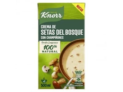 Crema de setas del bosque con champiñones Knorr 500 ml.