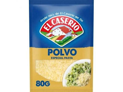 Queso rallado en polvo El Caserio 80 g.