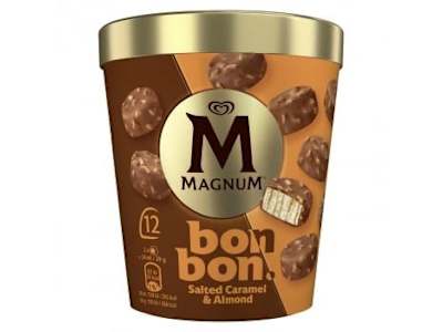 Bombones helados salted caramel & almond Magnum 12 ud.
