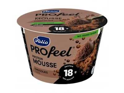 Mousse chocolate con proteínas Valio Profeel Protein sin lactosa y sin azúcar añadido 150 g.