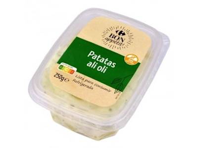 Patatas alioli Carrefour sin gluten 250 g.