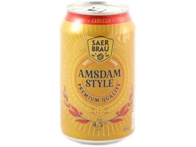 Cerveza Amsdam Style lata 33 cl.