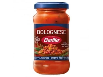 Salsa bolognese Barilla sin gluten tarro 300 g.