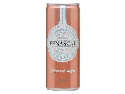 Vino rosado Peñascal lata 25 cl.