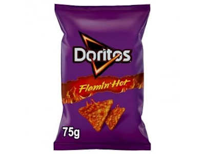 Nachos de maíz picantes Flamin'hot Doritos 75 g.