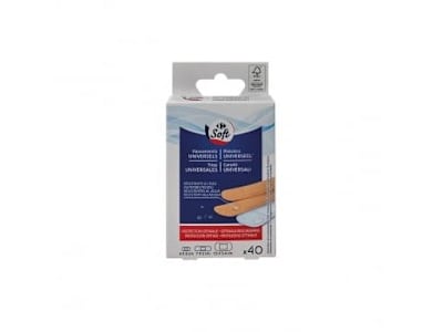 Tiras universales Carrefour Soft 40 ud.