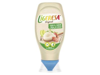 SALSA FINA LIGERESA BOCABAJO 430 ML