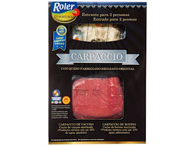 CARPACCIO DE VACUNO ROLER 110 G