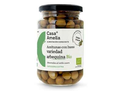 ACEITUNAS CASA AMELLA ARBEQUINA BIO 220 G