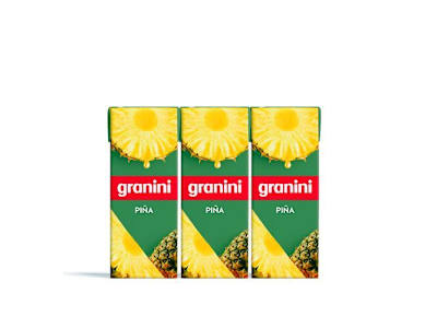 GRANINI GO! PIÑA 0,2L X 3UD