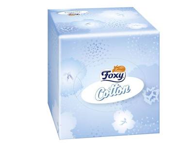 PAÑUELOS FOXY COTTON BOX 60 UNIDADES