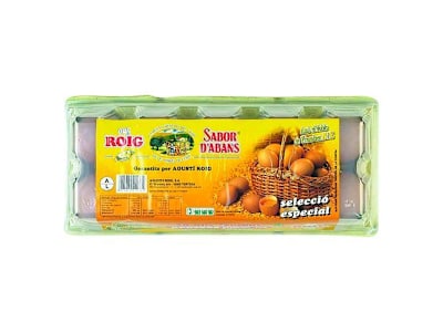 HUEVOS ROIG L +68G VITAMINAS 10 UNIDADES