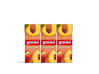 GRANINI GO! MELOCOTÓN 0,2L X 3UD