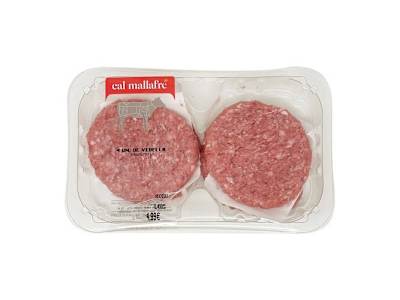 HAMBURGUESA CAL MALLAFRÉ 100% TERNERA 4 UNIDADES