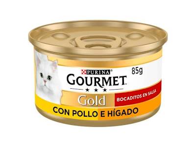 COMIDA GATO GOURMET GO POLLO & HIGADO 85 G
