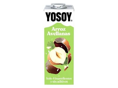 BEBIDA YOSOY ARROZ + AVELLANAS 1 L