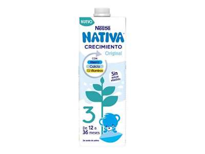 LECHE NESTLÉ NATIVA CRECIMIENTO ORIGINAL 1 L