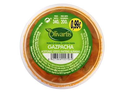 ACEITUNAS OLIVARTIS GAZPACHA 200 G