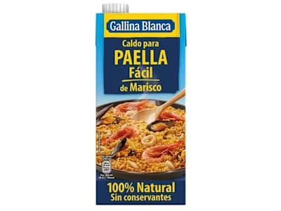 CALDO GALLINA BLANCA PARA PAELLA FÁCIL DE MARISCO 1 L