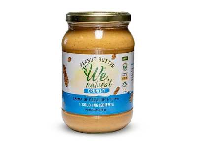 CREMA WE NATURAL CRUNCHY CACAHUETE 475 G