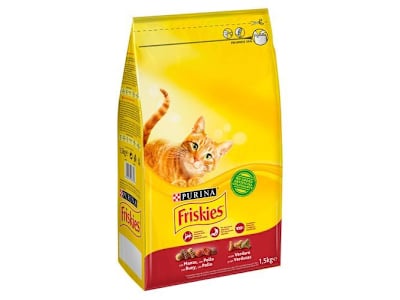 COMIDA GATO FRISKIES BUEY, POLLO Y VERDURA 1,5 KG