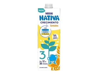 LECHE NESTLÉ NATIVA CRECIMIENTO CEREALES 1 L