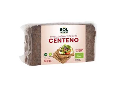PAN ALEMAN SOL NATURAL BIO CENTENO 500 G