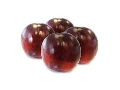 CIRUELA ROJA 4 UNIDADES 500G APROX.
