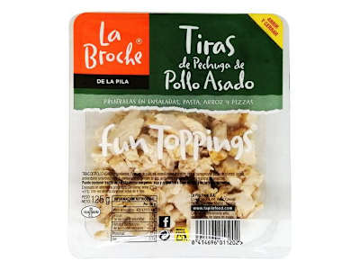 TIRAS DE PECHUGA DE POLLO ASADO 125G