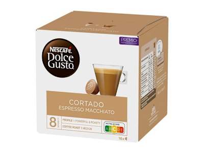 CÁPSULAS CAFÉ NESCAFÉ DOLCE GUSTO CORTADO 16 UNIDADES