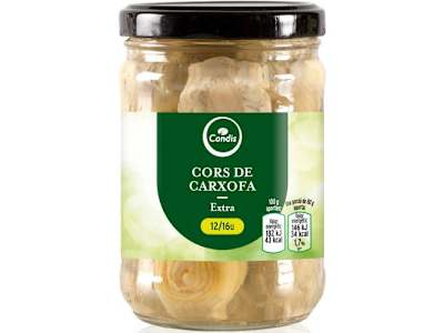CORAZONES DE ALCACHOFA CONDIS 12/16 EXTRA 165 G