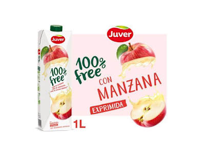 ZUMO JUVER 100% FREE MANZANA 1 L
