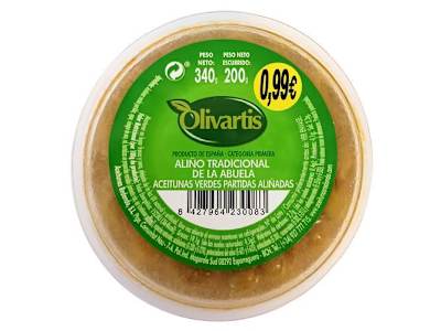 ACEITUNAS OLIVARTIS DE LA ABUELA 200 G