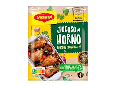 JUGOSO AL HORNO MAGGI HIERBAS PROVENZALES 34 G