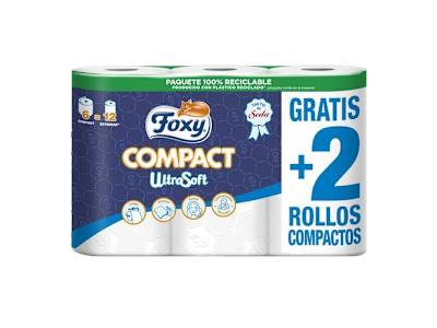 PAPEL HIGIÉNICO FOXY COMPACT ULTRASOFT 6 UNIDADES
