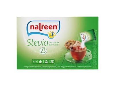 EDULCORANTE NATREEN STEVIA SOBRES 50 UNIDADES